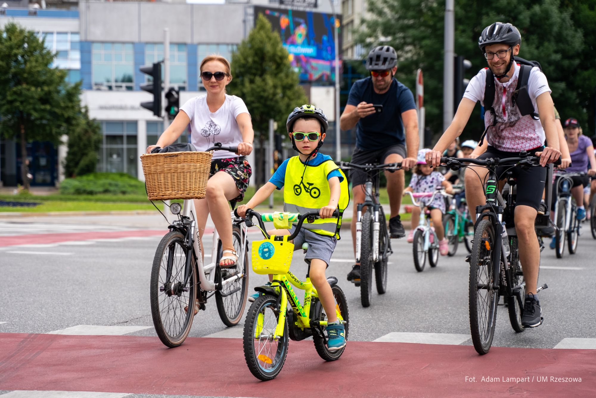 zdjęcie z finału Rowerowy Maj 2024, fot. Adam Lampart, Urząd Miasta Rzeszowa